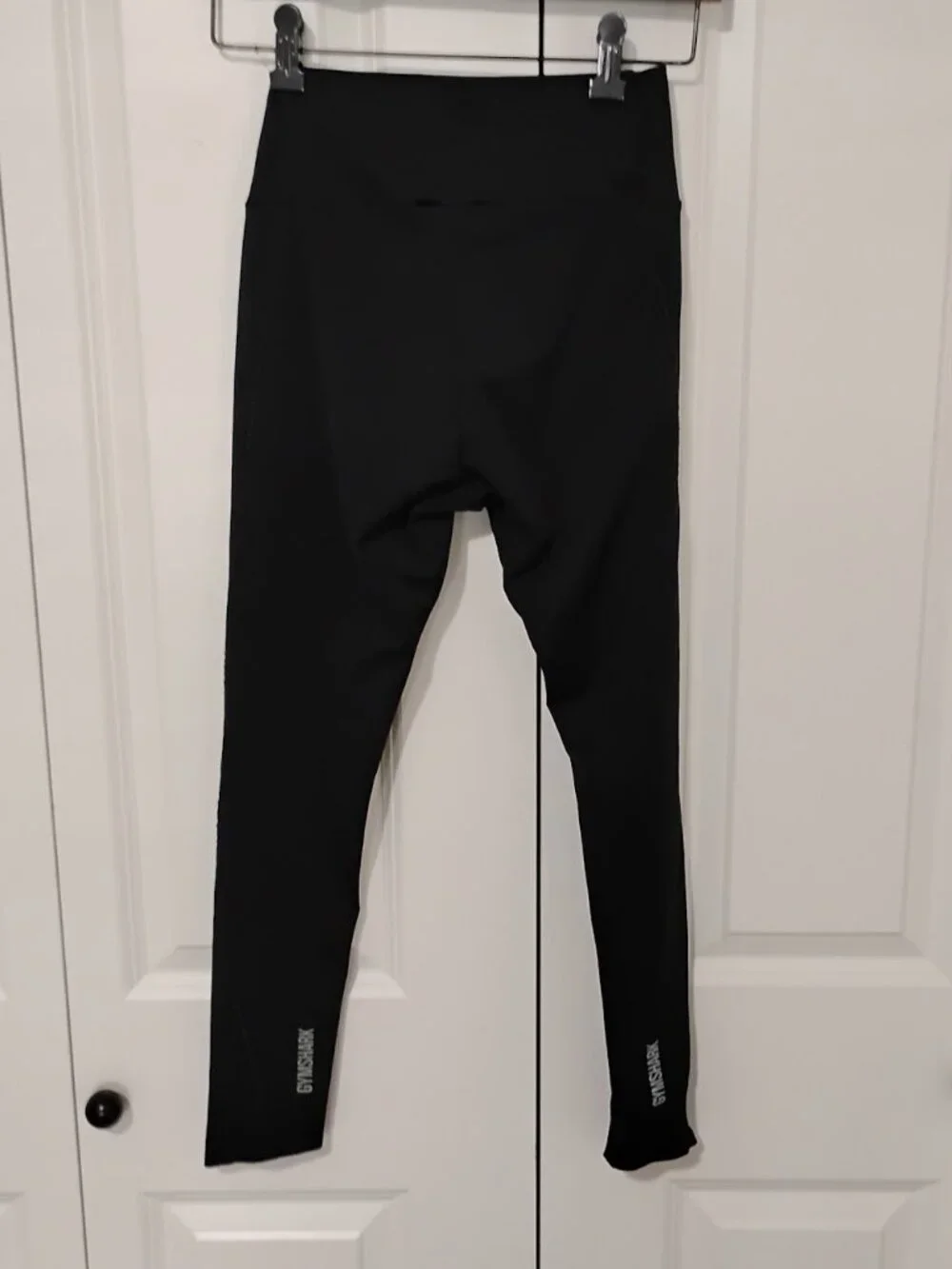 Gymshark Women's Black High-Rise Power Seamless Pull-On Compression Legging Sz S